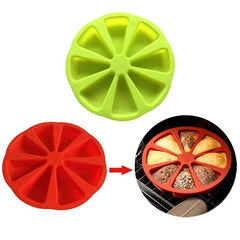 8 Triangle Silicone Cake Mould for Baking Pastry Easy Release