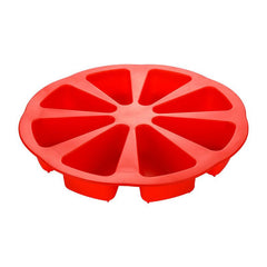 8 Triangle Silicone Cake Mould for Baking Pastry Easy Release
