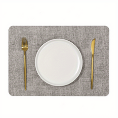 Leather Dining Table Placemats Heat Insulated Waterproof Dinner Plates Pad