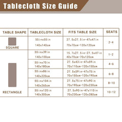 Polyester Halloween Tablecloth Pumpkin Bat Orange Scary Themed
