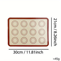 1pc Silicone Baking Mat Non Stick Heat Resistant Macaron Mat