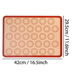 1pc Silicone Baking Mat Non Stick Heat Resistant Macaron Mat