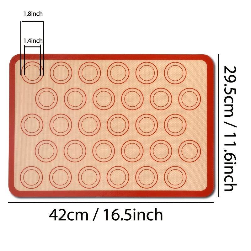 1pc Silicone Baking Mat Non Stick Heat Resistant Macaron Mat