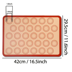 1pc Silicone Baking Mat Non Stick Heat Resistant Macaron Mat