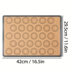 1pc Silicone Baking Mat Non Stick Heat Resistant Macaron Mat