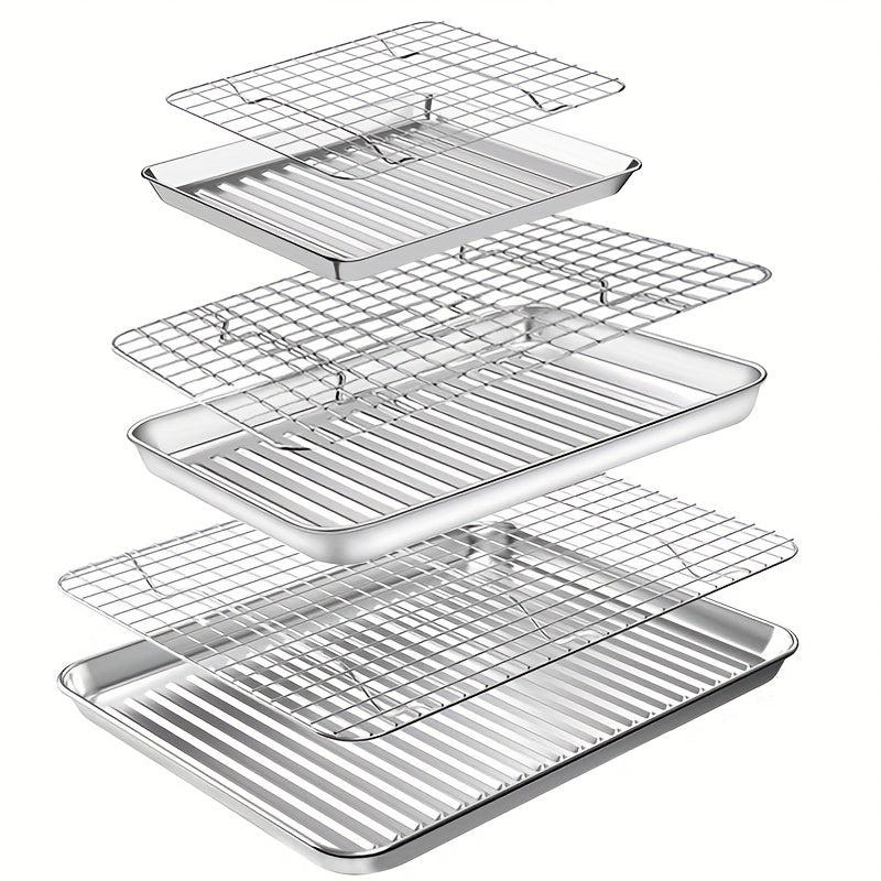 Stainless Steel Baking Sheet & Cooling Rack Set