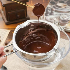 Stainless Steel Double Boiler Pot for Chocolate Melting and Butter Warming