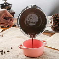Stainless Steel Double Boiler Pot for Chocolate Melting and Butter Warming