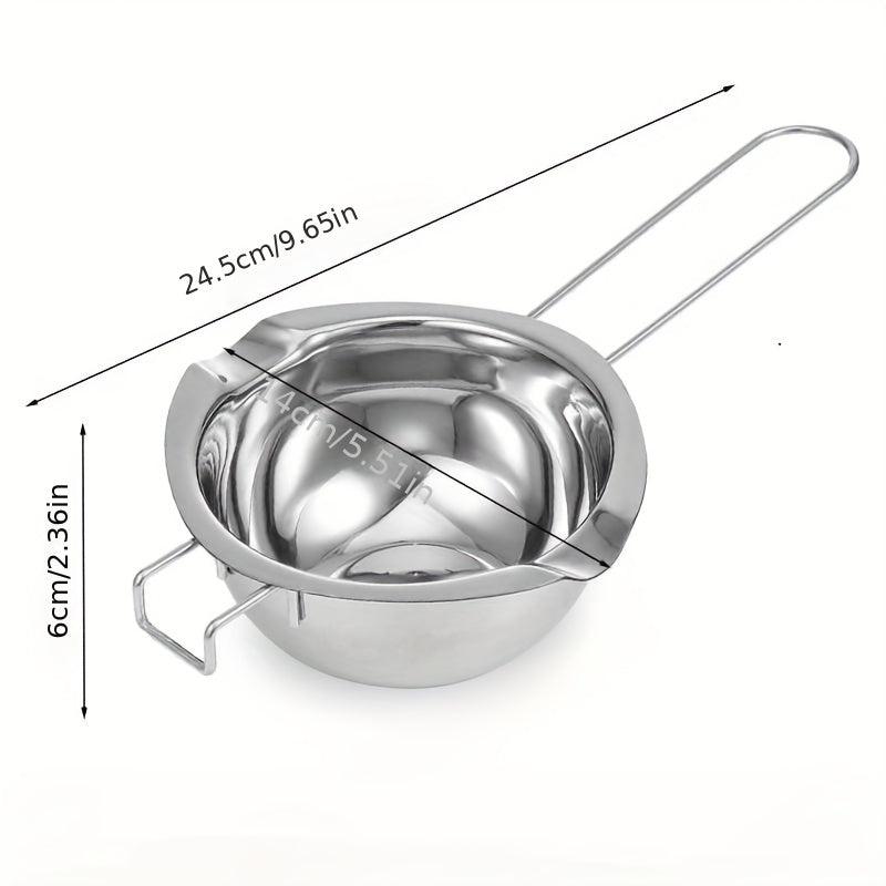 Stainless Steel Double Boiler Pot for Chocolate Melting and Butter Warming