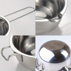 Stainless Steel Double Boiler Pot for Chocolate Melting and Butter Warming