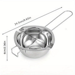 Stainless Steel Double Boiler Pot for Chocolate Melting and Butter Warming