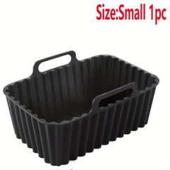 5pcs Silicone Air Fryer Liners Reusable Baking Tray Kitchen Gadgets