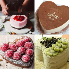 3pcs Mousse Cake Mold Rings Stainless Steel Cookie Cutters Pancake Molds