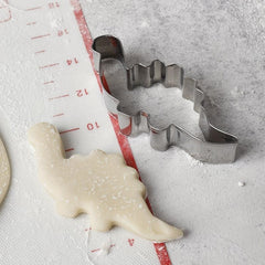 8pcs Dinosaur Cookie Cutters Stainless Steel Biscuit Molds Set
