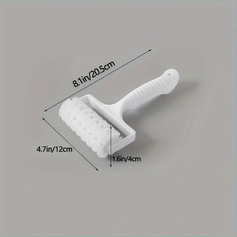 Ergonomic Kitchen Pastry Lattice Roller with Anti Slip Grip Handle