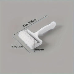 Ergonomic Kitchen Pastry Lattice Roller with Anti Slip Grip Handle