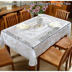 European Thickened Waterproof Tablecloth Rectangular Hot Stamping