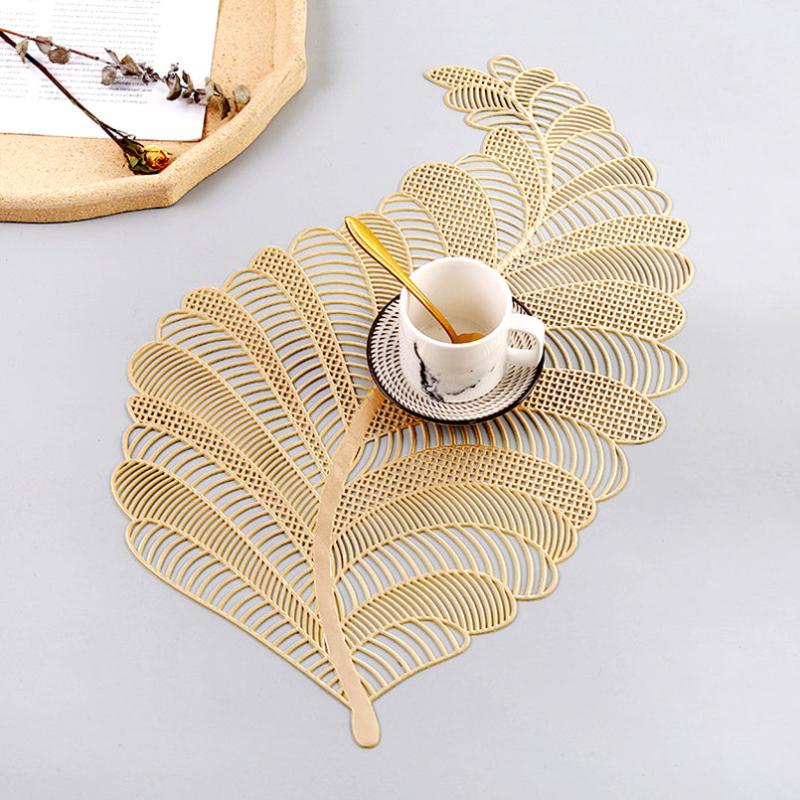 Phoenix Flower Placemat Heat Insulating Table Mat for Home Restaurant Kitchen