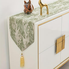 Polyester Table Runner Jacquard Craft Modern Ethnic Style Table Cover