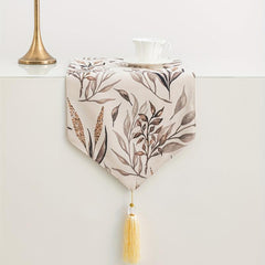 Polyester Table Runner Jacquard Craft Modern Ethnic Style Table Cover