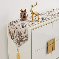 Polyester Table Runner Jacquard Craft Modern Ethnic Style Table Cover