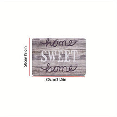 Wood Board Kitchen Rug Absorbent Non Slip Stain Resistant Waterproof Floor Mat