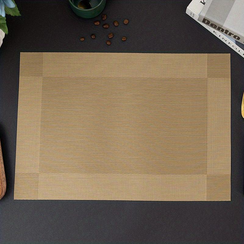 6pcs Reusable Placemats for Dining Table Decor