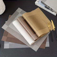 6pcs Reusable Placemats for Dining Table Decor