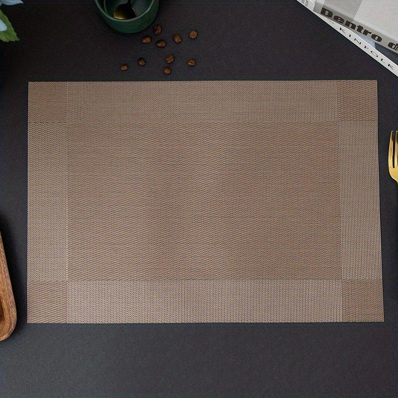 6pcs Reusable Placemats for Dining Table Decor