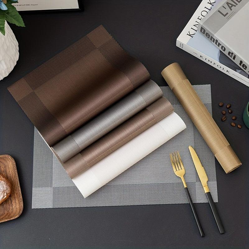 6pcs Reusable Placemats for Dining Table Decor