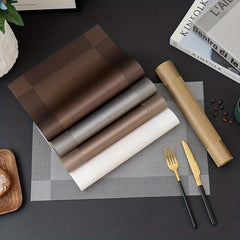 6pcs Reusable Placemats for Dining Table Decor
