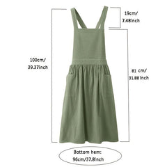 Polyester Princess Apron Unisex Adjustable Cooking Solid Apron