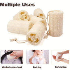 Loofah Bath Sponge Scrubber Cleaning Brush