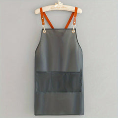 Waterproof Transparent Apron for Hair Stylists Barbers Chefs