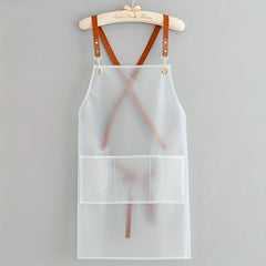 Waterproof Transparent Apron for Hair Stylists Barbers Chefs