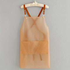 Waterproof Transparent Apron for Hair Stylists Barbers Chefs