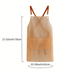 Waterproof Transparent Apron for Hair Stylists Barbers Chefs
