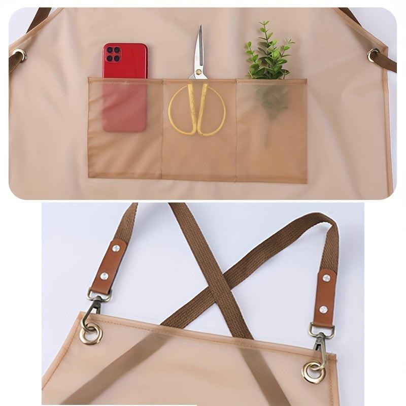 Waterproof Transparent Apron for Hair Stylists Barbers Chefs