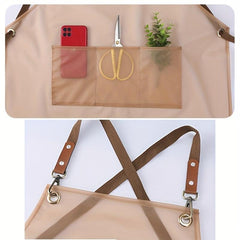 Waterproof Transparent Apron for Hair Stylists Barbers Chefs