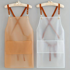 Waterproof Transparent Apron for Hair Stylists Barbers Chefs