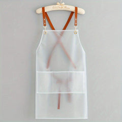 Waterproof Transparent Apron for Hair Stylists Barbers Chefs