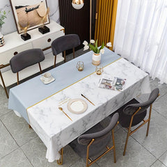 Vinyl Tablecloth Fabric Waterproof Table Cover European Style