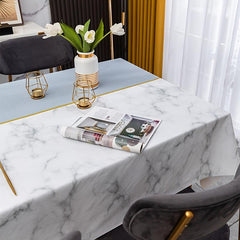 Vinyl Tablecloth Fabric Waterproof Table Cover European Style