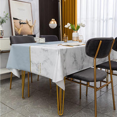 Vinyl Tablecloth Fabric Waterproof Table Cover European Style