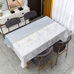 Vinyl Tablecloth Fabric Waterproof Table Cover European Style