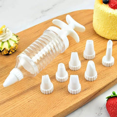 8pcs Cake Decorating Kit with Piping Nozzles Baking Tools