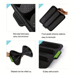 1pc Silicone Baguette Pan Non-stick French Bread Baking Mold