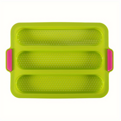 1pc Silicone Baguette Pan Non-stick French Bread Baking Mold