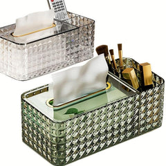 Functional Tissue Box with Storage - Organize Your Facial Paper and Dispenser