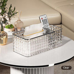 Functional Tissue Box with Storage - Organize Your Facial Paper and Dispenser